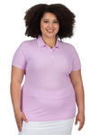 Nancy Lopez Journey short sleeved polo - Lilac