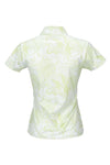 Nancy Lopez Lush short sleeved polo - Pistachio Multi