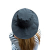 Waterproof rain hat - black