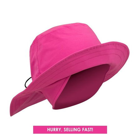 Waterproof rain hat - pink